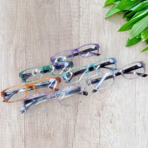 Glamour/Rhinestone/Bling reading Glasses/Genuine European Crystals/Sassy/Full Crystals/Sparkly/