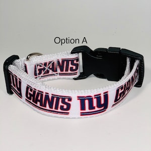 Collar para perro de los New York Giants