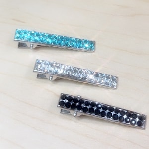 Rhinestone/Unique hairclip/Trendy hairpins/Rhinestone hairclip/Bridal hair barrette/Bling Hair clip/Barillas boutique/sparkly alligator clip