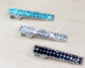 Rhinestone/Unique hairclip/Trendy hairpins/Rhinestone hairclip/Bridal hair barrette/Bling Hair clip/Barillas boutique/sparkly alligator clip