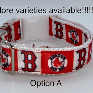 Red Sox Dog Collar