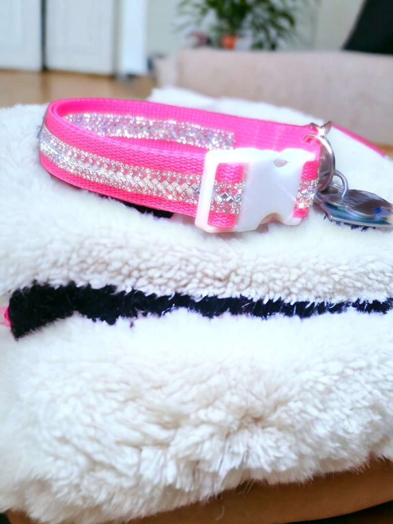 Rhinestone Dog Collar/ Sparkly Collar/bling Dog Collar/fancy Collar