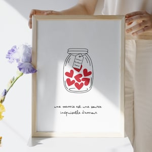 Druckbares Love Reserve Jar Poster - Geschenkidee für Oma