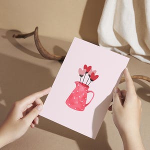 Affiche / Carte Fleurs à imprimer - Idée cadeaux pour mamie