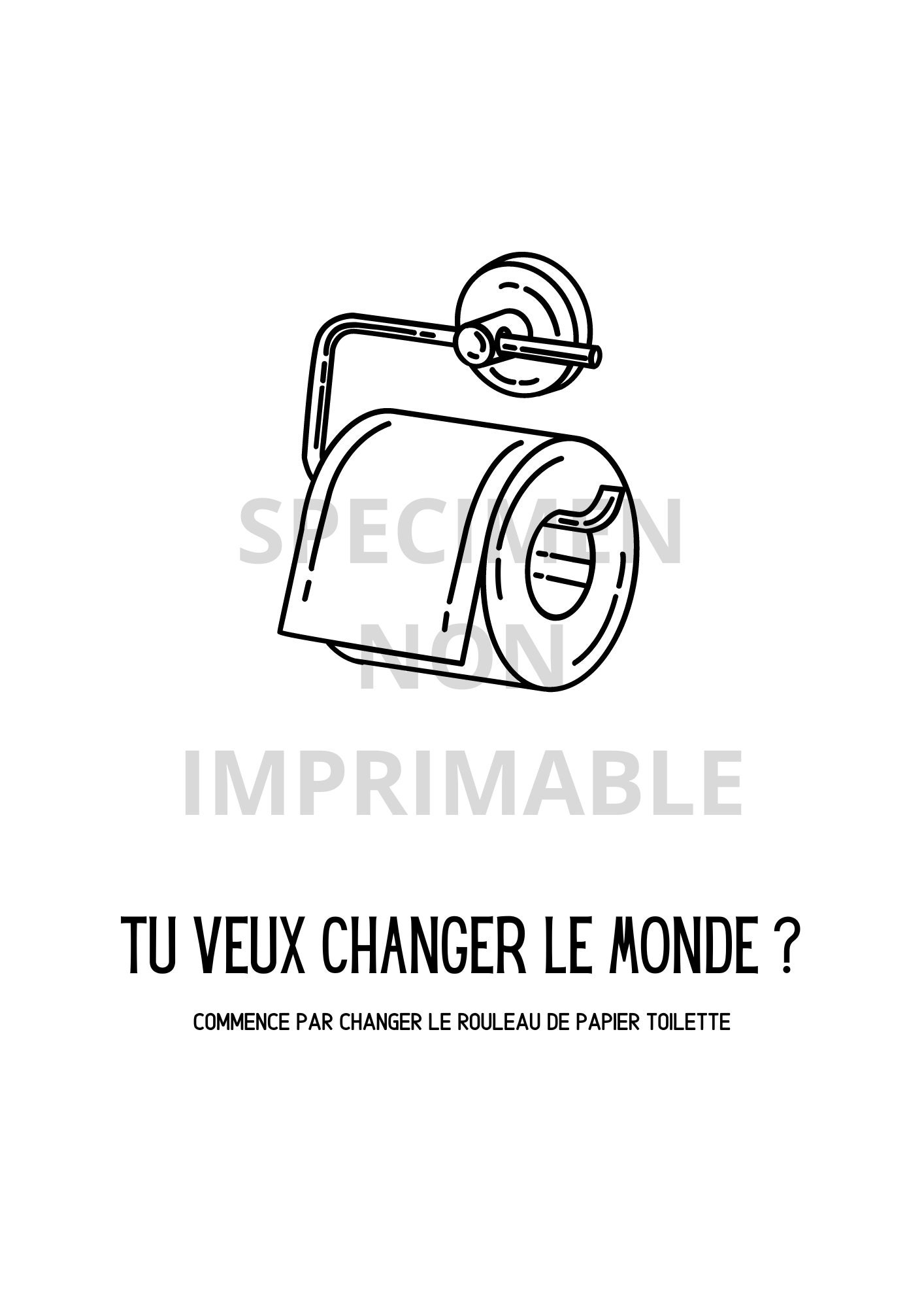 Impimer Humour Affiche humour Toilettes Poster à imprimer - Etsy France