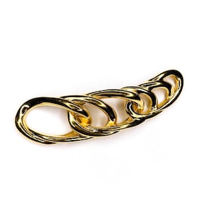 GIVENCHY Vintage Gold Tone Large Brooch