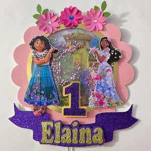 Charm Movie Cake Topper, Isabella Cake Topper, Luisa Cake Topper, Mirabel Cake Topper, Birthday Cake Topper, Cake Topper Shaker