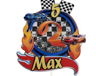 Car Cake Topper, Car Birthday Party, Birthday Cake Topper, Car Theme, Birthday Cake Topper