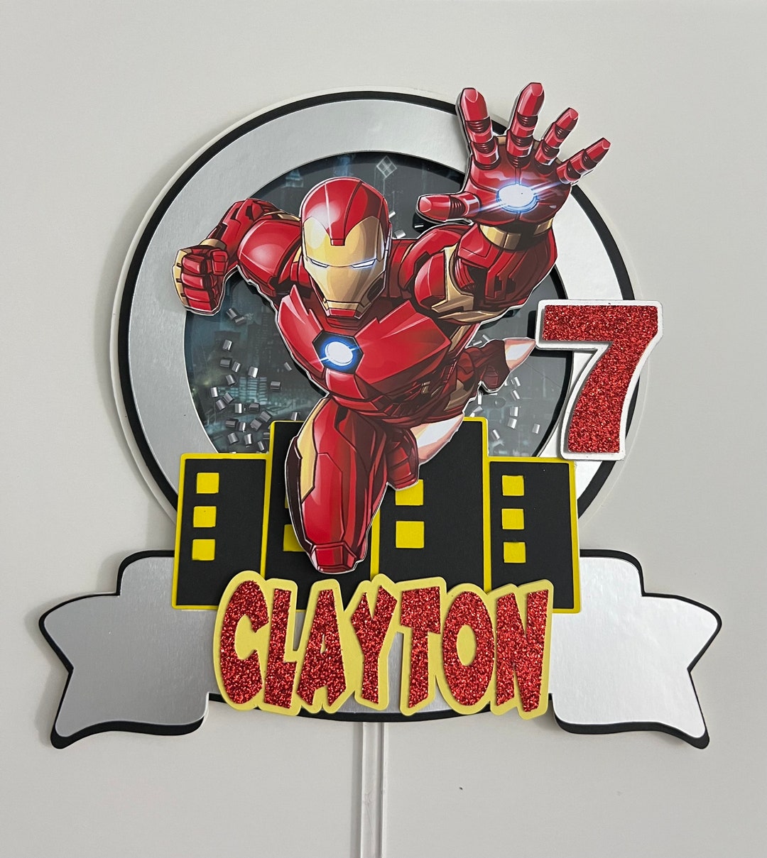 Iron Man Cake Topper Iron Man Cake Topper Birthday Iron Man Party Iron Man Cake Topper Iron Man Cake Topper Birthday Iron Man Party