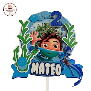 Luca Cake Topper, Luca Birthday Decorations, Luca Party Supplies, Luca Birthday Party, Luca Birthday, Inspired Luca Movie