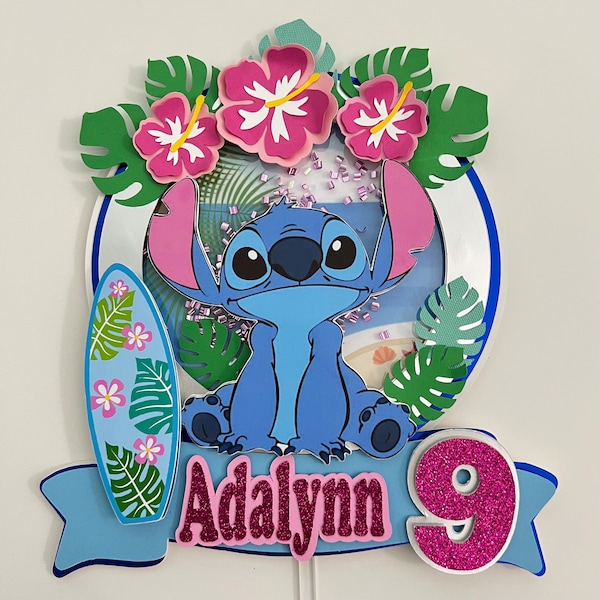 Stitch Cookie Cake Topper - Etsy