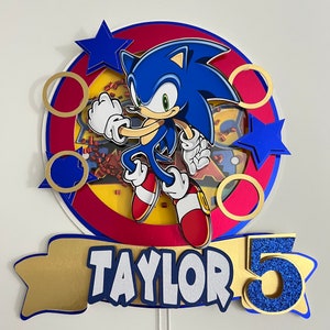 Sonic Cake Topper 