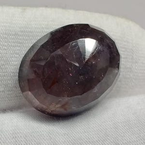 Bloodshot iolite Sunstone Cut, 14.8 Cts (18x14.5x8.5mm) 100% Natural Multi Colours Sparkling Oval Shape Iolite Gemstone for Pendant Jewelry image 7
