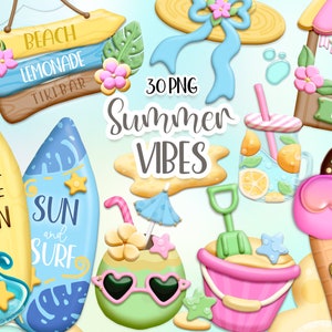 Clipart Hawaii, clip art Ciao estate, vibrazioni estive png, download digitale.