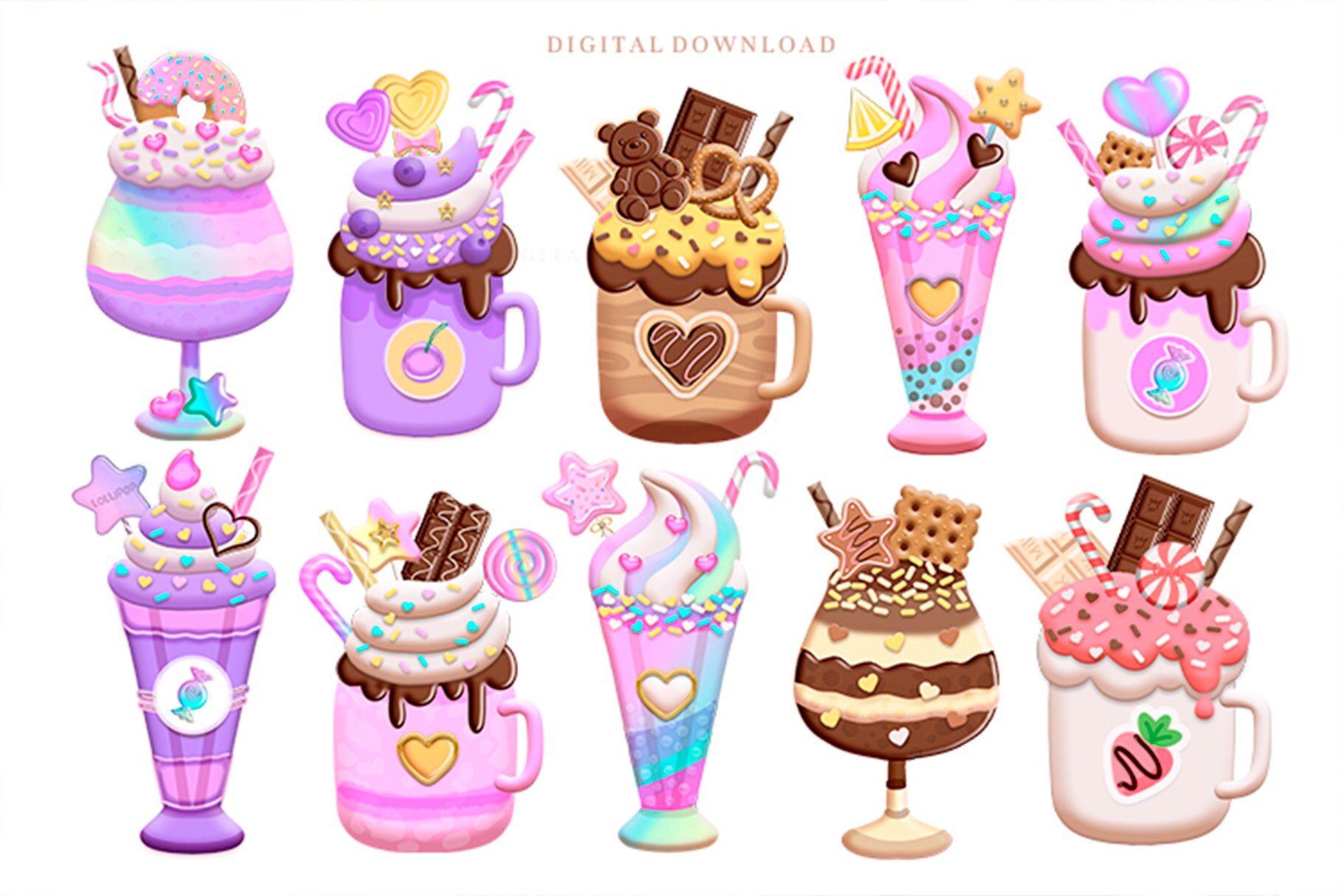 Set Of Ice Cream And Candy Stickers. Vector Illustration Royalty Free SVG,  Cliparts, Vectors, and Stock Illustration. Image 141531574.