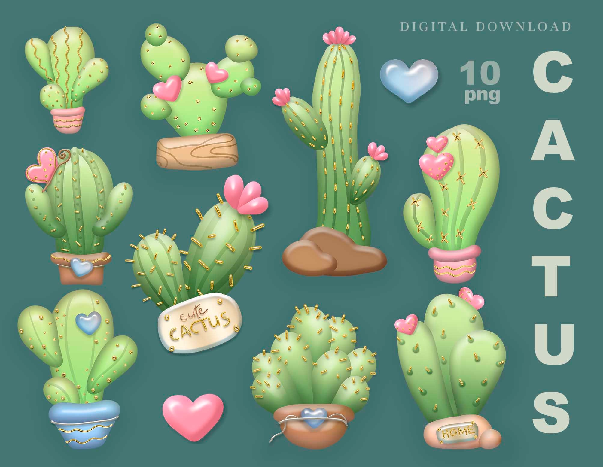 cactus and plant pots 9357097 PNG