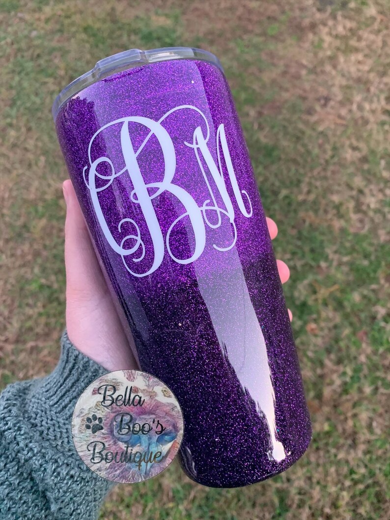 Customized Nightmare Before Christmas Purple Tumbler Koozie Etsy