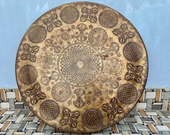 Campana de gong tibetano hecha a mano: Gong de sanación sonora de 27 pulgadas