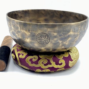 6” Tibetan singing bowls-full moon singing bowl-peace and mindfulness singing bowl- meditation and healing bowl
