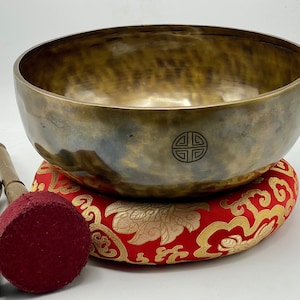 12 inches Tibetan mantra singing bowls- full moon singing moon- healing bowl- meditation bowl-sound healing bowl made from Himalayn