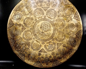 Handmade Tibetan Gong Bell: 27 inch Sound Healing Gong