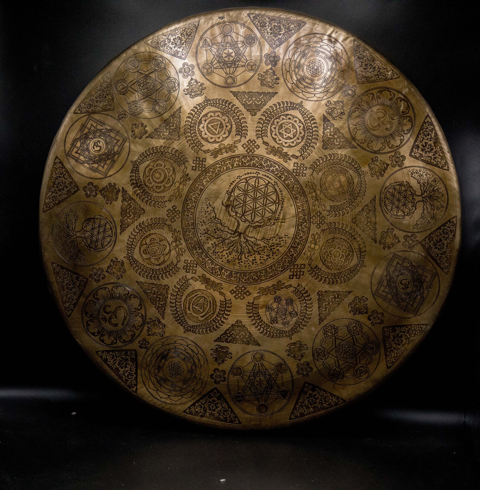 27 Inch Diameter Gong Bell Handmade Gong Tibetan Gong Etsy