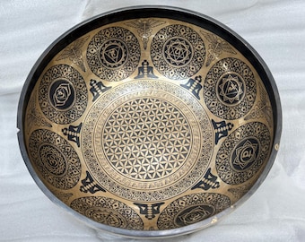 Flower of Life Singing Bowl: Chakra Balancing Sound Healing