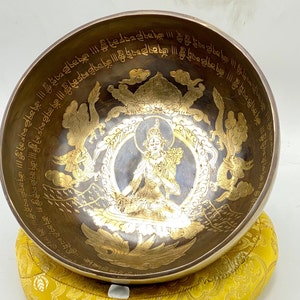 Tibetan singing bowls- mantra singing bowl- meditation and sound healing bowl-peace and mindfulness singing bowl
