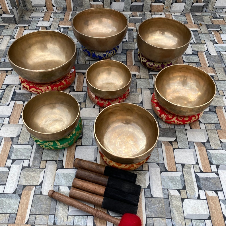 Professional chakra healing singing bowl setChakra Frequency Etsy