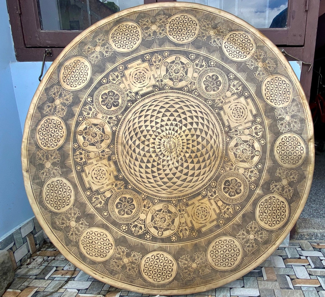 100 Cm Extra Large Gong Bellsound Healing and Chakra Etsy