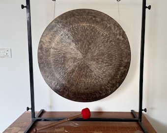 Handmade Bronze Chau Gong 40–100 Inch – Custom Nepal Gong with Mallet