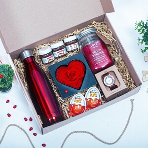 Geschenk-Box mit Foverer Rosen | Geschenk-Idee-Box-Set | Love Box