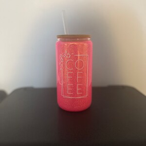 Coffee Glitter | Double Wall | Glass Can