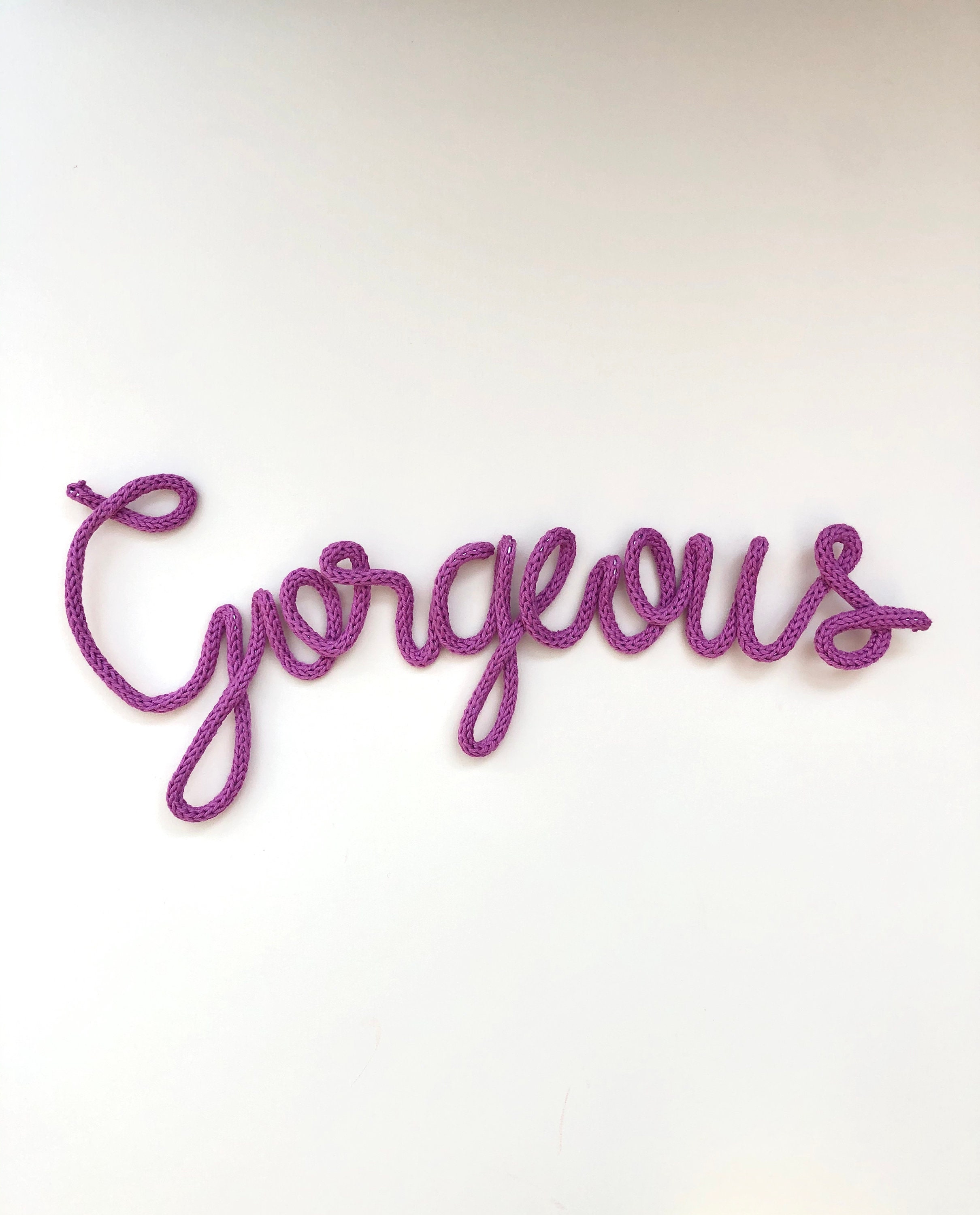 LARGE Custom Wire Word Any Word Wall Decor Personalised Etsy UK