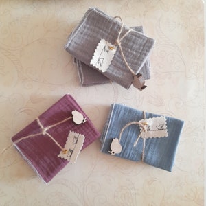 Boy&#39;s Handkerchief in Double Cotton Gauze - Sustainable Gift