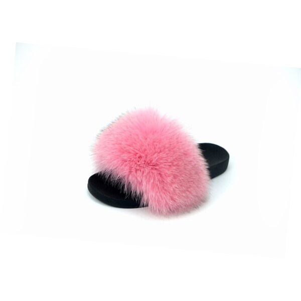 cheap fluffy slides
