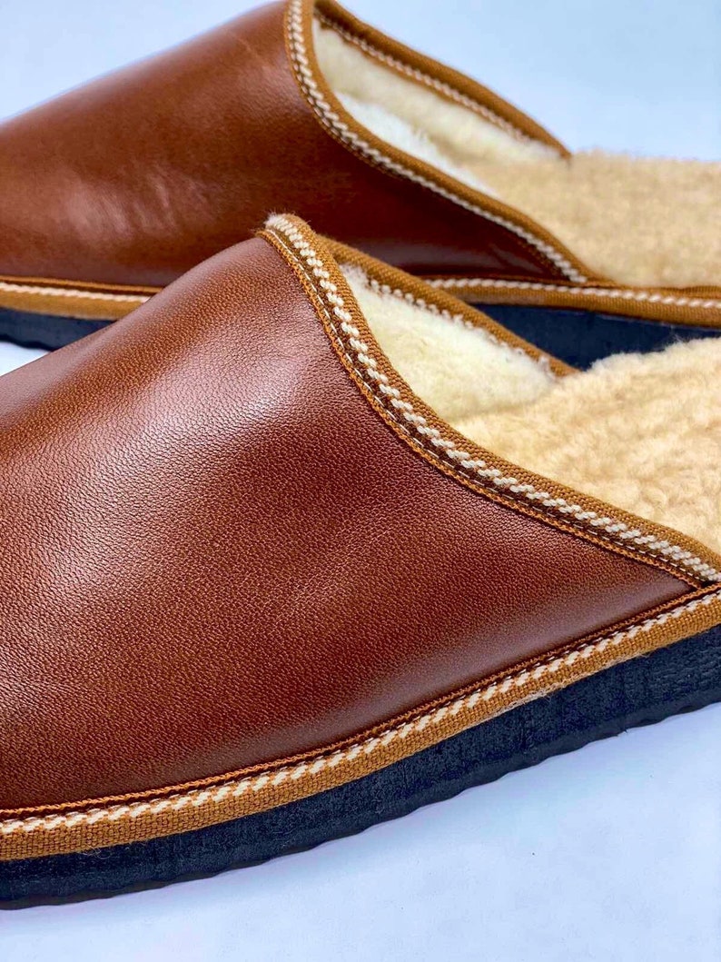 sheepskin mens slippers uk