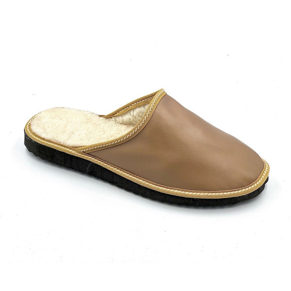 mens sheepskin slippers