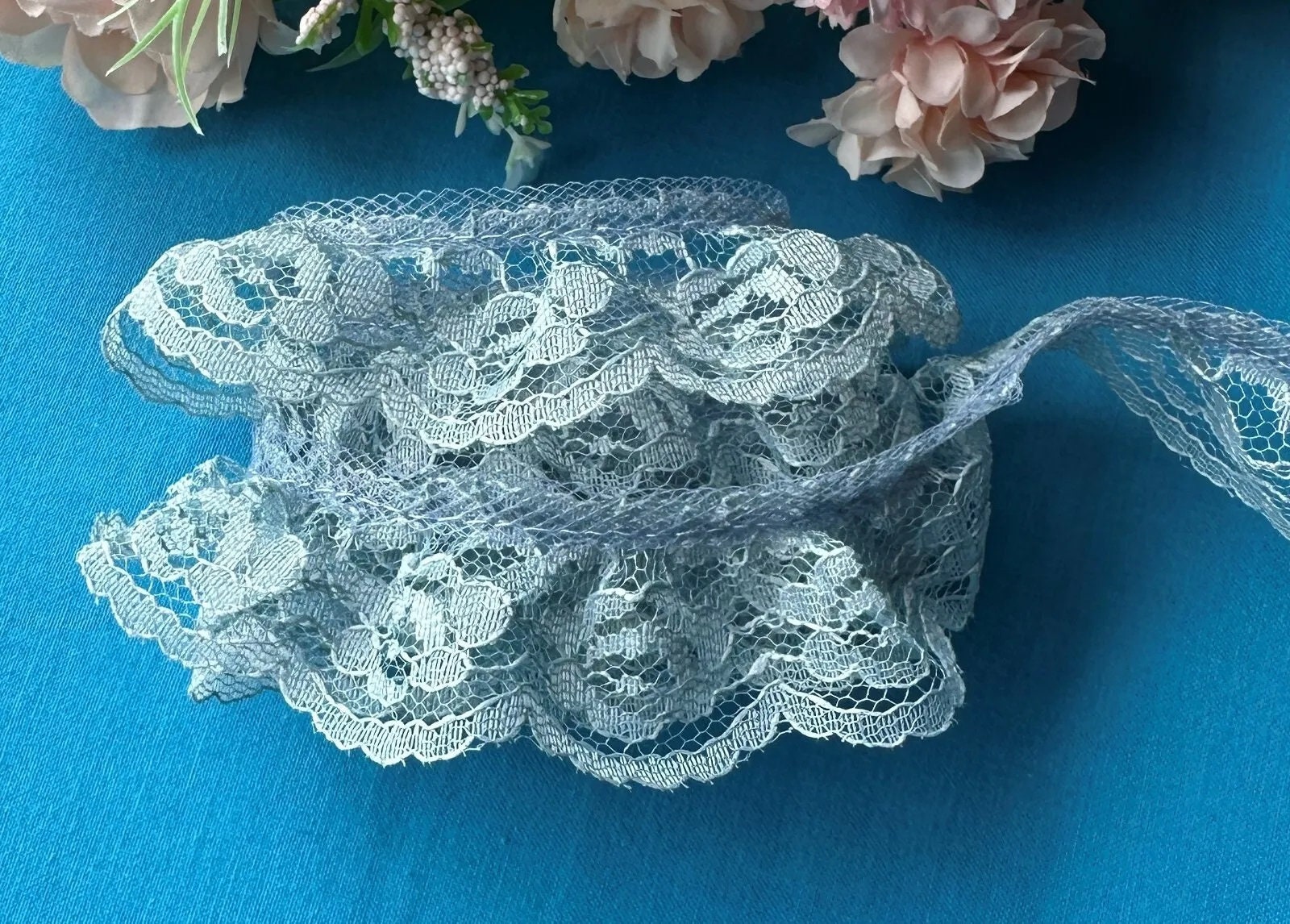 Lace Ruffles Design Ruffled Lace, 1+1/4 Inch Wide Select Color Price per Yard - Etsy