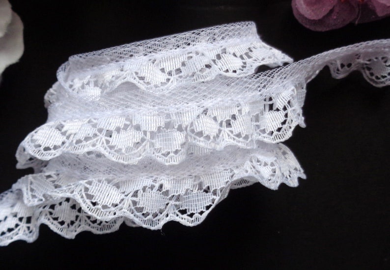 Ruffled Lace Trim 3/4 inch wide selling by the yardselect Etsy