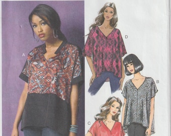Butterick 5955 Loose Fitting Top Sewing Pattern, Size 16-26
