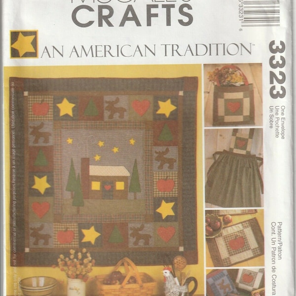 Log Cabin Americana Quilt Pattern Etsy