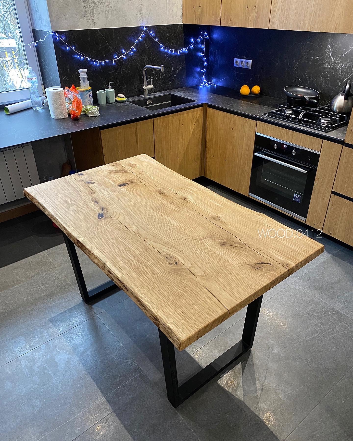 Oak dinning table kitchen table wood table oak table Etsy