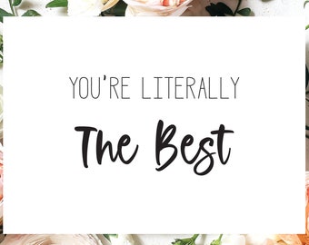 Best Friend Card | Funny Friendship Card | Long Distance Friendship Card | Encouragement Card | Funny Long Distance Card | You're the Best