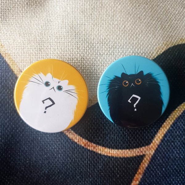 Bouton Pin 38 mm/1,5 pouce - Void Kitty Buttons