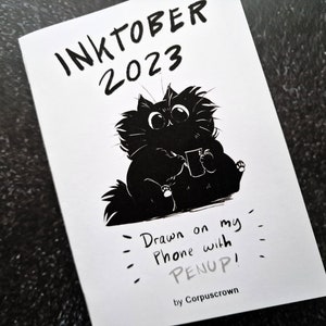 Inktober 2023 - a6 booklet