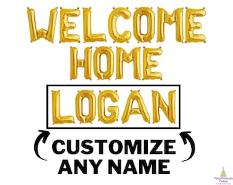 Welcome Home Balloon Etsy