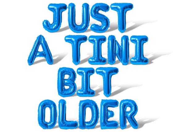 16 Inch Blue Letter & Number Foil Balloons - Single Alphabet Mylar Balloons For Wedding & Birthday Decor