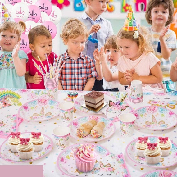 Unicorn Birthday Party Supplies Kit - 208 Piece Decorations - View #3