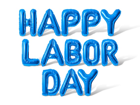 Labor Day Dekoration Set – Mit Banner, Luftballons & Tortenaufsätzen In Rot-weiß-blau